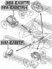 FEBEST MMEAMTRH ПОДУШКА ДВИГАТЕЛЯ ПРАВАЯ MT (MITSUBISHI GALANT EA 1996-2003) FEBEST
