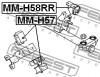 FEBEST MM-H58RR Подушка двигателя задняя