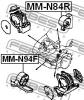 FEBEST MMN84R ПОДУШКА ДВИГАТЕЛЯ ПЕРЕДНЯЯ AT