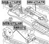 FEBEST MMV75 ПОДУШКА ДВИГАТЕЛЯ ПЕРЕДНЯЯ
