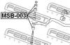 FEBEST MSB003 ВТУЛКА СТОЙКИ ПЕРЕДНЕГО СТАБИЛИЗАТОРА