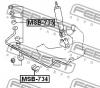FEBEST MSB734 ВТУЛКА ПЕРЕДНЕГО СТАБИЛИЗАТОРА D25