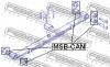 FEBEST MSB-CAN Втулка рессоры