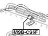 FEBEST MSBCS6F ВТУЛКА ПЕРЕДНЕГО СТАБИЛИЗАТОРА D24.5