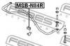 FEBEST MSBN84R ВТУЛКА ЗАДНЕГО СТАБИЛИЗАТОРА D22