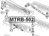 FEBEST MTRB502 ПЫЛЬНИК РУЛЕВОГО НАКОНЕЧНИКА (15x32x27) (MITSUBISHI L200 K74T/K75T 1996-2005 MITSUBISHI PAJERO II V1