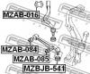 FEBEST MZAB016 MZAB-016_сайленблок передн.нижн.рычага
