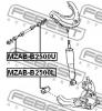 FEBEST MZABB2500L САЙЛЕНБЛОК НИЖНЕГО ПЕРЕДНЕГО РЫЧАГА