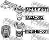 FEBEST MZSHB001 ПЫЛЬНИК ПЕРЕДНЕГО АМОРТИЗАТОРА (MAZDA 6 GG 2002- MAZDA 6 WAGON GY 2002-) FEBEST