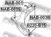 FEBEST NAB-001 Сайлентблок переднего рычага