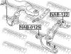 FEBEST NAB012S САЙЛЕНБЛОК ПЕРЕДНИЙ ПЕРЕДНЕГО РЫЧАГА