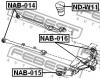 FEBEST NAB-015 Сайлентблок заднего рычага