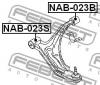 FEBEST NAB-023S Сайлентблок переднего рычага