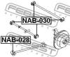 FEBEST NAB-028 Сайлентблок задней тяги