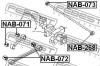 FEBEST NAB071 САЙЛЕНБЛОК ЗАДНЕЙ ПРОДОЛЬНОЙ ТЯГИ
