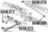 FEBEST NAB072 САЙЛЕНБЛОК ЗАДНЕЙ ПРОДОЛЬНОЙ ТЯГИ