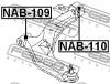 FEBEST NAB-110 Сайлентблок переднего рычага