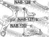 FEBEST NAB130 САЙЛЕНБЛОК ЗАДНЕГО РЫЧАГА (NISSAN LAUREL C34 1993-1997 NISSAN LAUREL C35 1997-2002 NISSAN SKYLINE R3