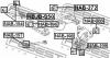 FEBEST NAB196 САЙЛЕНБЛОК ЗАДНЕЙ ПОДВЕСКИ (NISSAN MURANO Z50 2002-2007) FEBEST