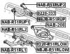 FEBEST NAB208 САЙЛЕНБЛОК ЗАДНЕЙ ТЯГИ [13]