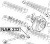 FEBEST NAB232 САЙЛЕНБЛОК ЗАДНЕЙ ПОДВЕСКИ