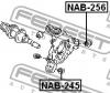 FEBEST NAB256 САЙЛЕНБЛОК ЗАДНЕЙ ЦАПФЫ