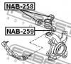 FEBEST NAB-259 Сайленблок поворотного кулака