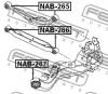 FEBEST NAB266 САЙЛЕНБЛОК ЗАДНЕГО ПОПЕРЕЧНОГО РЫЧАГА (NISSAN DUALIS JAPAN (J10) 2007- NISSAN QASHQAI J10F 2006- NIS