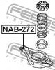 FEBEST NAB272 САЙЛЕНБЛОК ЗАДНЕЙ ПОДВЕСКИ (NISSAN PRESAGE U31 2003- NISSAN TEANA (PRC) J31Z 2004-2008 NISSAN TEANA