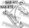 FEBEST NAB-60Y Сайлентблок переднего рычага