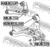 FEBEST NAB-R51LOW Сайленблок нижнего переднего рычага