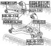 FEBEST NBJB-333 Пыльник опоры шаровой нижнего рычага