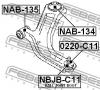 FEBEST NBJB-C11 Пыльник опоры шаровой нижнего рычага