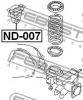 FEBEST ND007 ОТБОЙНИК ЗАДНЕГО АМОРТИЗАТОРА (NISSAN TERRANO I WD21 PATHFINDER WD21 1986-1995 NISSAN TERRANO II R20