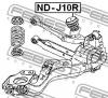 FEBEST NDJ10R ОТБОЙНИК ЗАДНЕГО АМОРТИЗАТОРА (NISSAN QASHQAI J10F 2006-) FEBEST