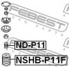 FEBEST NDP11F ОТБОЙНИК ПЕРЕДНЕГО АМОРТИЗАТОРА