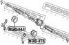 FEBEST NGB039 ПРОСТАВКА РУЛЕВОЙ РЕЙКИ (NISSAN INFINITI QX4 JR50 1996-2002 NISSAN TERRANO III PATHFINDER R50 1995-2