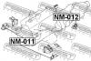FEBEST NM012 ПОДУШКА ДВИГАТЕЛЯ ЗАДНЯЯ (NISSAN PATROL (GR) Y61 2000- NISSAN PATROL SAFARI Y60 1987-1997 NISSAN PAT