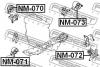 FEBEST NM-071 Подушка под двигатель
