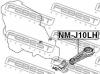 FEBEST NMJ10LH NM-J10LH_подушка двиг.лев./ Nissan Qashqai J10F 06]