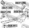 FEBEST NM-P11RR Подушка под двигатель