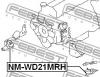 FEBEST NMWD21MRH ПОДУШКА ДВИГАТЕЛЯ ПРАВАЯ MT