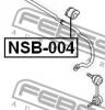 FEBEST NSB004 ВТУЛКА ПЕРЕДНЕГО СТАБИЛИЗАТОРА D22