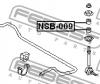 FEBEST NSB-009 Втулка тяги стабилизатора