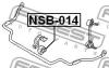 FEBEST NSB014 ВТУЛКА ПЕРЕДНЕГО СТАБИЛИЗАТОРА D25 (NISSAN AVENIR W11 1998- NISSAN EXPERT VW11 1999-2006 NISSAN INFI