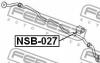 FEBEST NSB027 ВТУЛКА ПЕРЕДНЕГО СТАБИЛИЗАТОРА D25