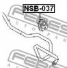 FEBEST NSB037 ВТУЛКА ПЕРЕДНЕГО СТАБИЛИЗАТОРА D26