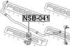 FEBEST NSB041 ВТУЛКА ПЕРЕДНЕГО СТАБИЛИЗАТОРА D26 (NISSAN INFINITI FX35/FX45 S50 2002-) FEBEST