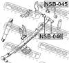 FEBEST NSB-046 Втулка рессоры