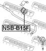 FEBEST NSBB15F ВТУЛКА ПЕРЕДНЕГО СТАБИЛИЗАТОРА D20